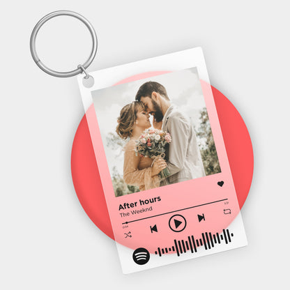 Llavero Personalizado Foto Canción Spotify