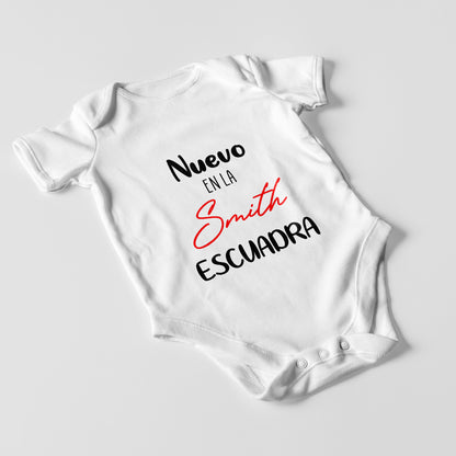 Body Para Bebé Personalizado Nuevo En El Equipo