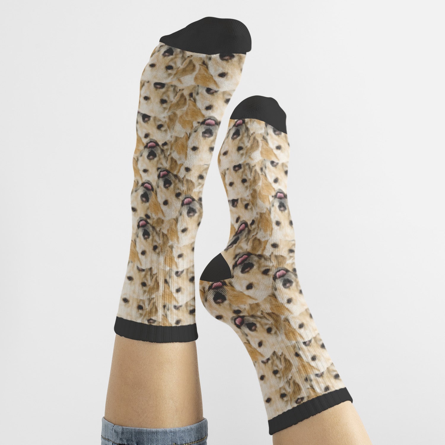 Calcetines Personalizados con Muchas Caras Mascota