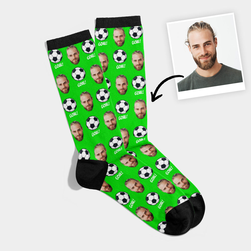 Calcetines Personalizados Fútbol con Cara