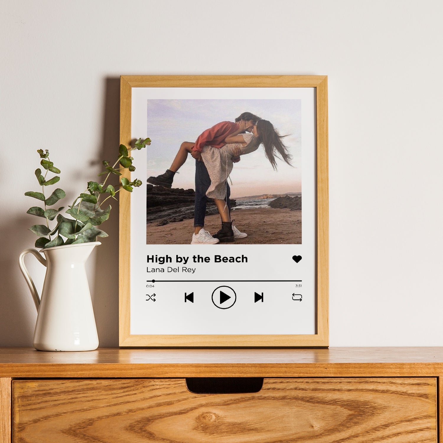 Póster Spotify Con Canción Personalizada Y Foto