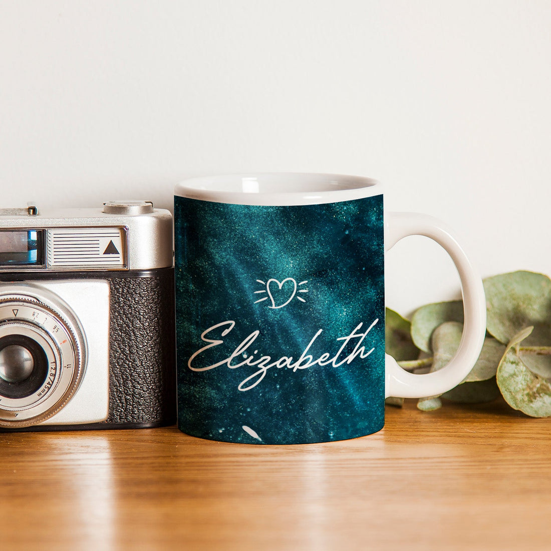 Taza Personalizada con Mármol Aqua