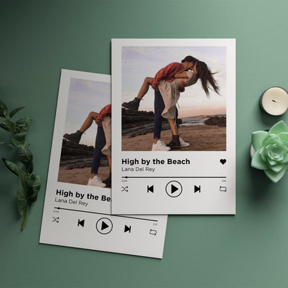 Póster Spotify Con Canción Personalizada Y Foto