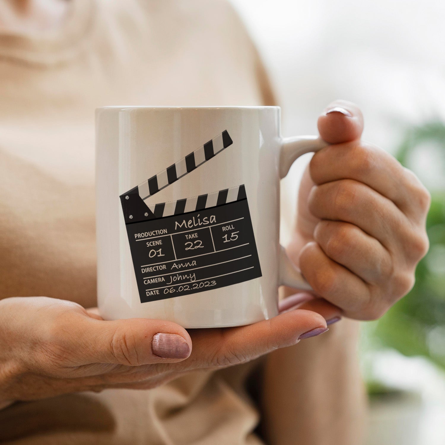 Taza Personalizada con Diseño Película