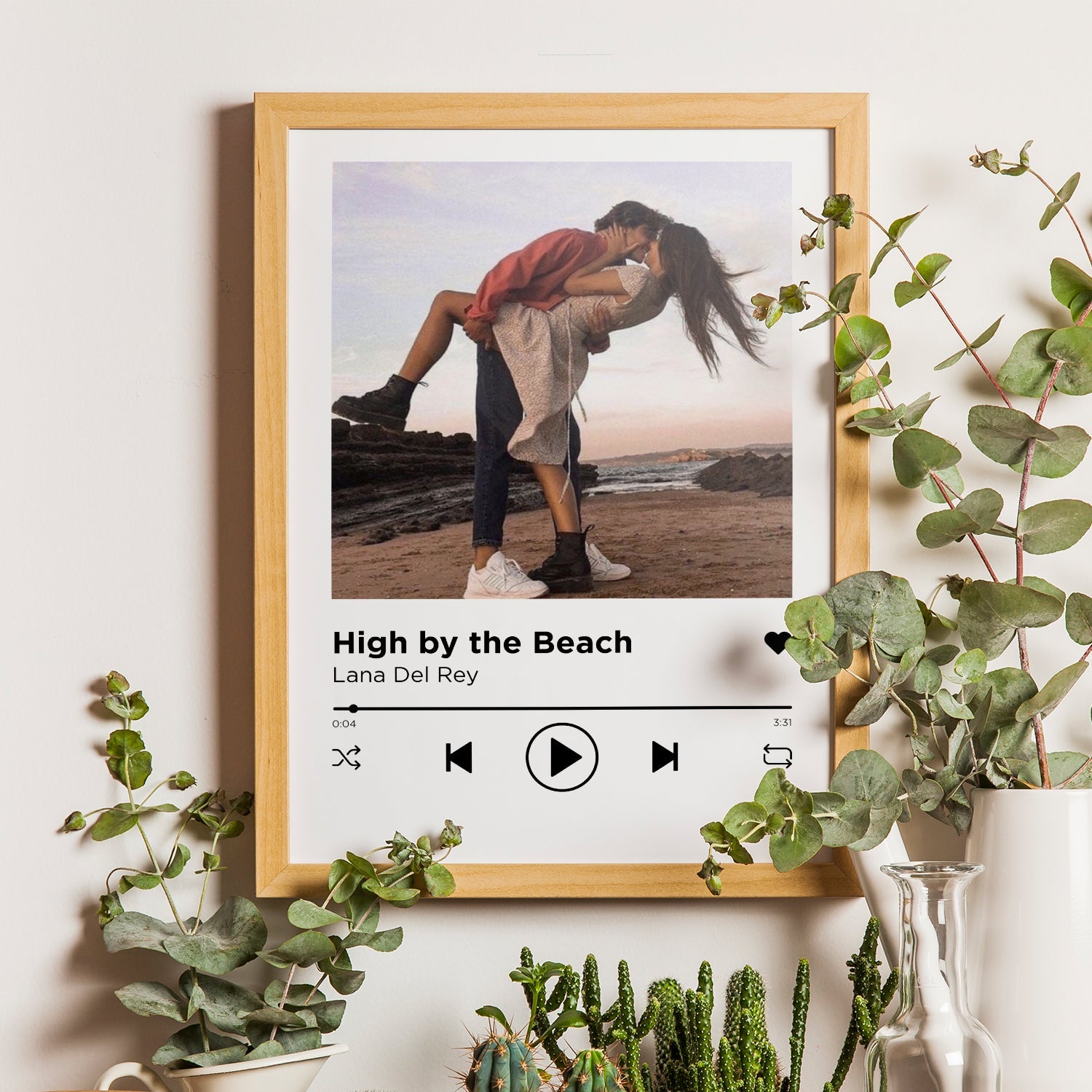 Póster Spotify Con Canción Personalizada Y Foto