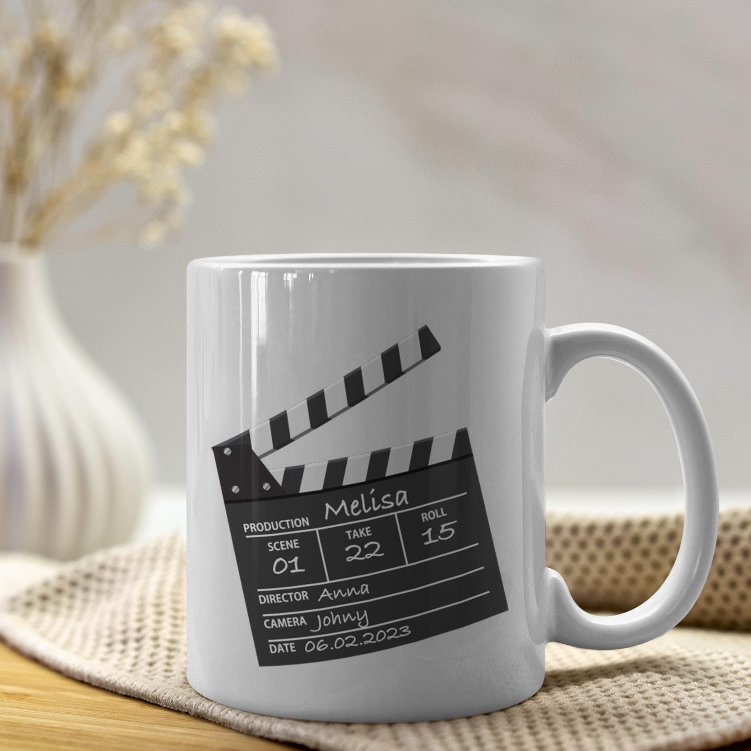 Taza Personalizada con Diseño Película