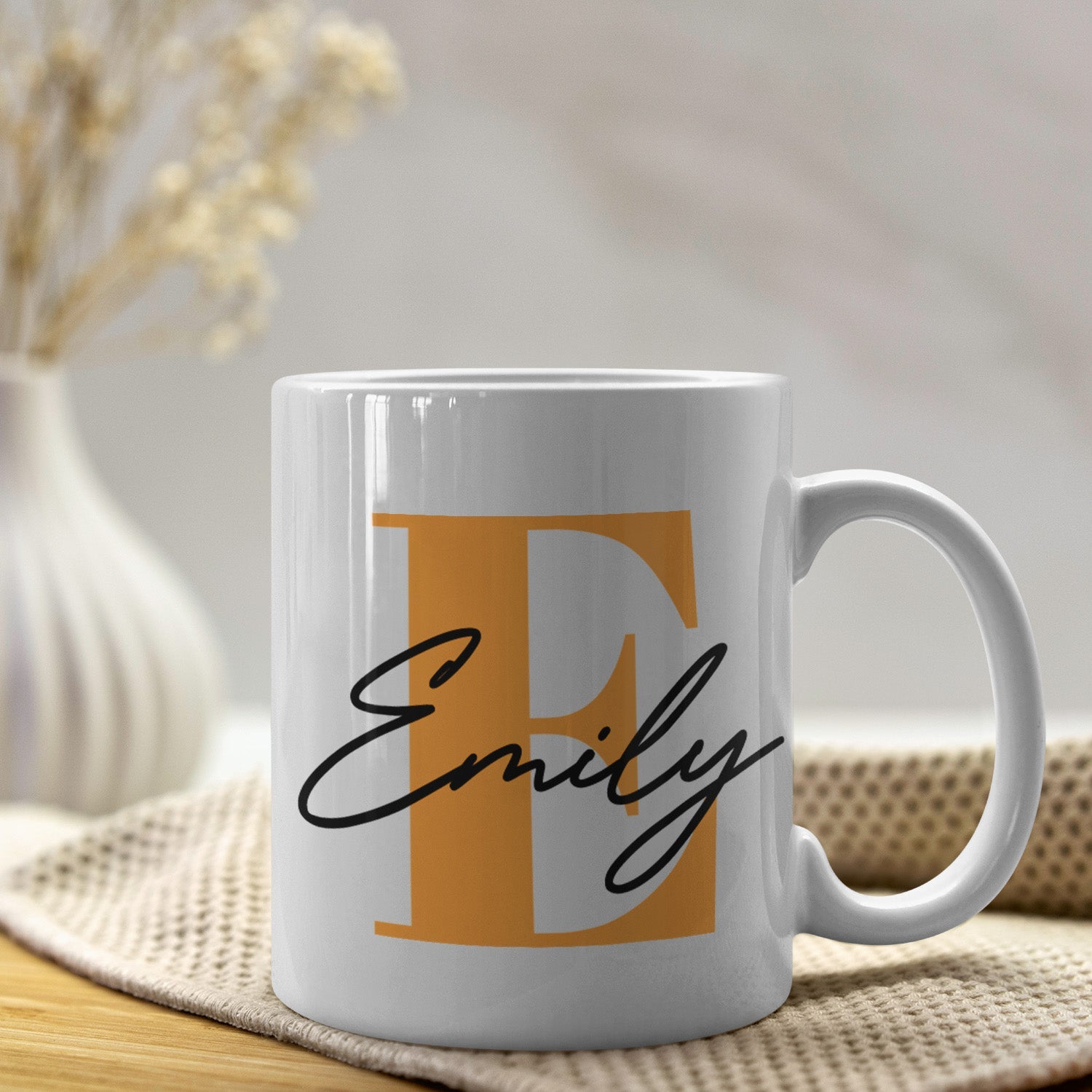 Taza Personalizada Inicial y Nombre