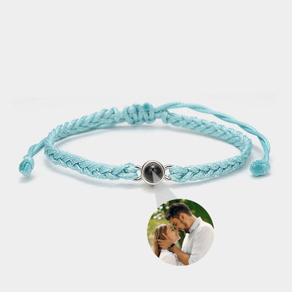 Brazalete Cuerda Personalizada con Proyección Foto