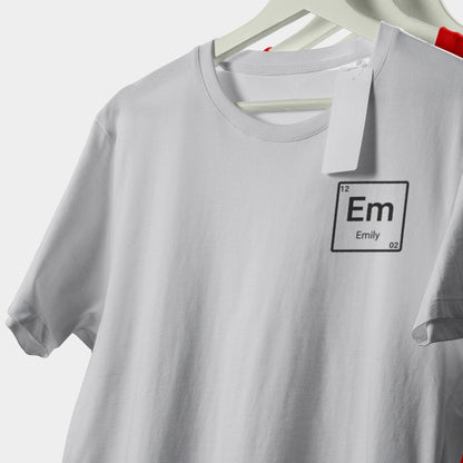 Camiseta Personalizada Elemento Químico