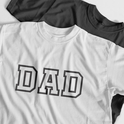 Camiseta Personalizada Para Papá Bordado Con Nombre