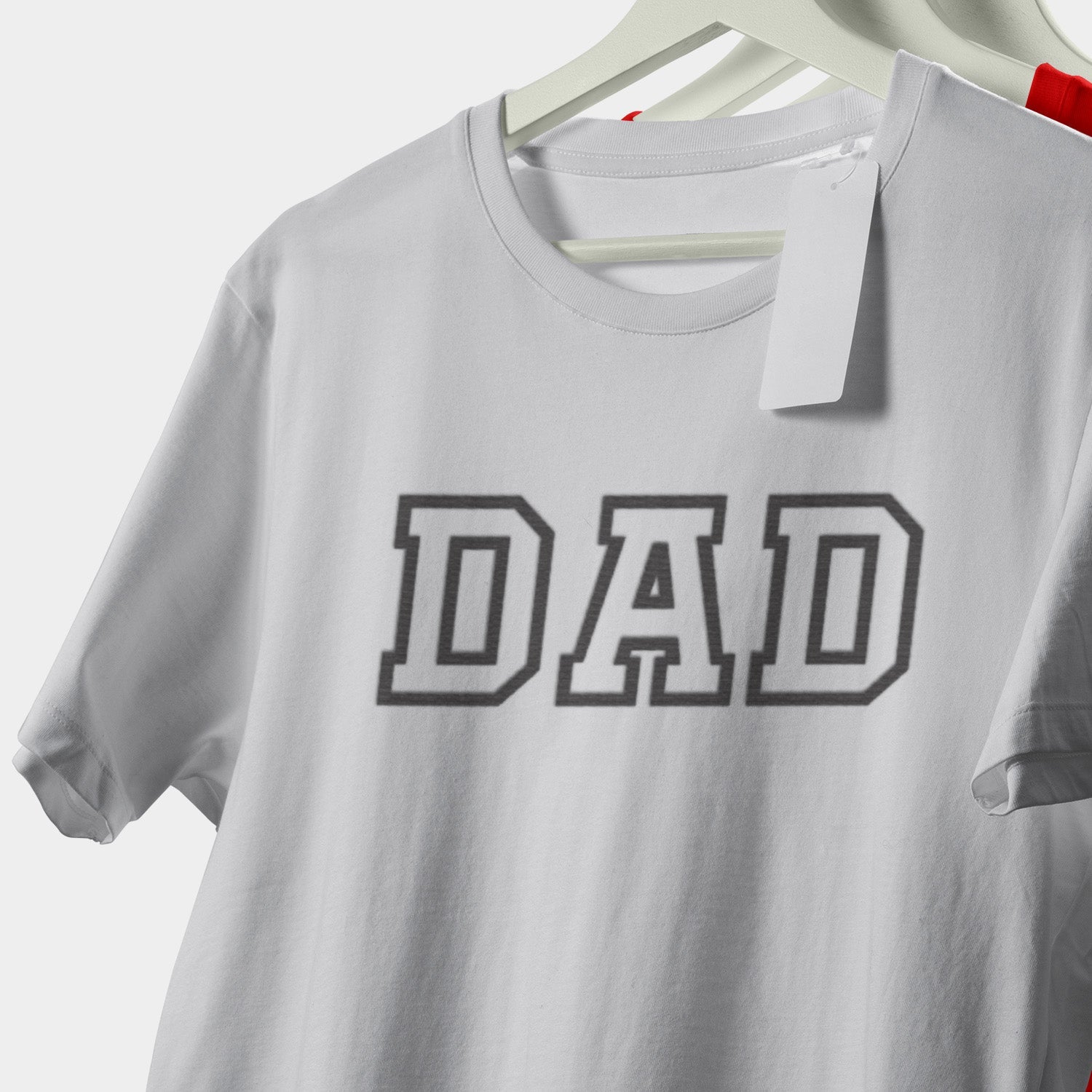 Camiseta Personalizada Para Papá Bordado Con Nombre