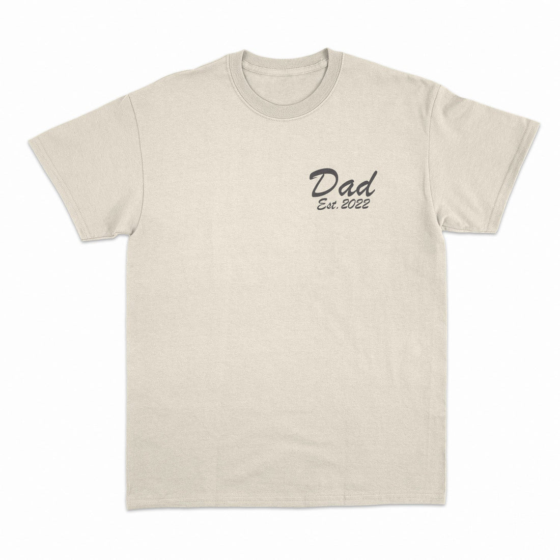 Camiseta Personalizada Para Papá Con Fecha