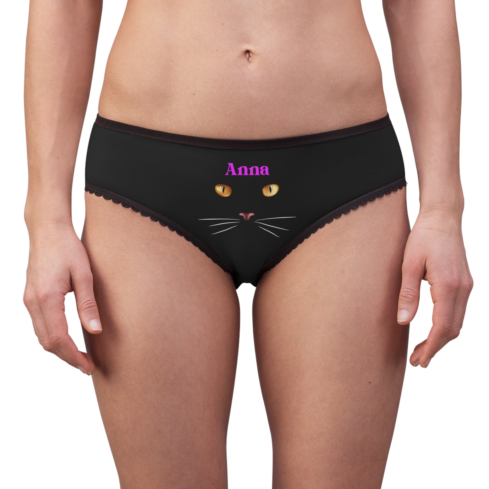 Ropa Interior Para Mujer Personalizada Gata Miau