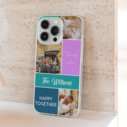 Funda iPhone Personalizada Grid Fotos Creativo