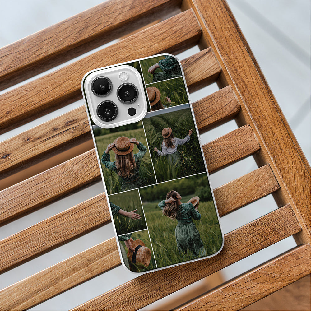 Funda iPhone Personalizada Grid De Fotos