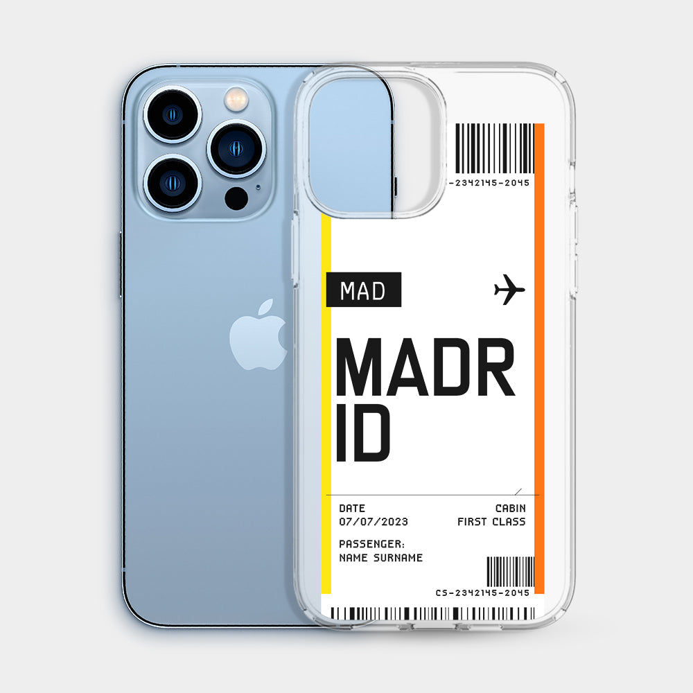 Funda iPhone Personalizada Tarjeta Embarque