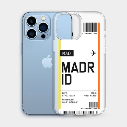 Funda iPhone Personalizada Tarjeta Embarque