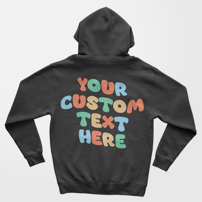 Sudadera Personalizada Con Texto Colorido