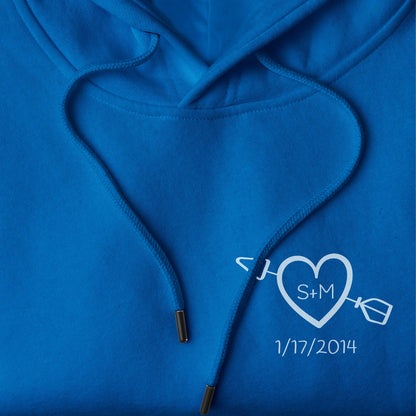 Sudadera Personalizada Con Iniciales Y Fecha