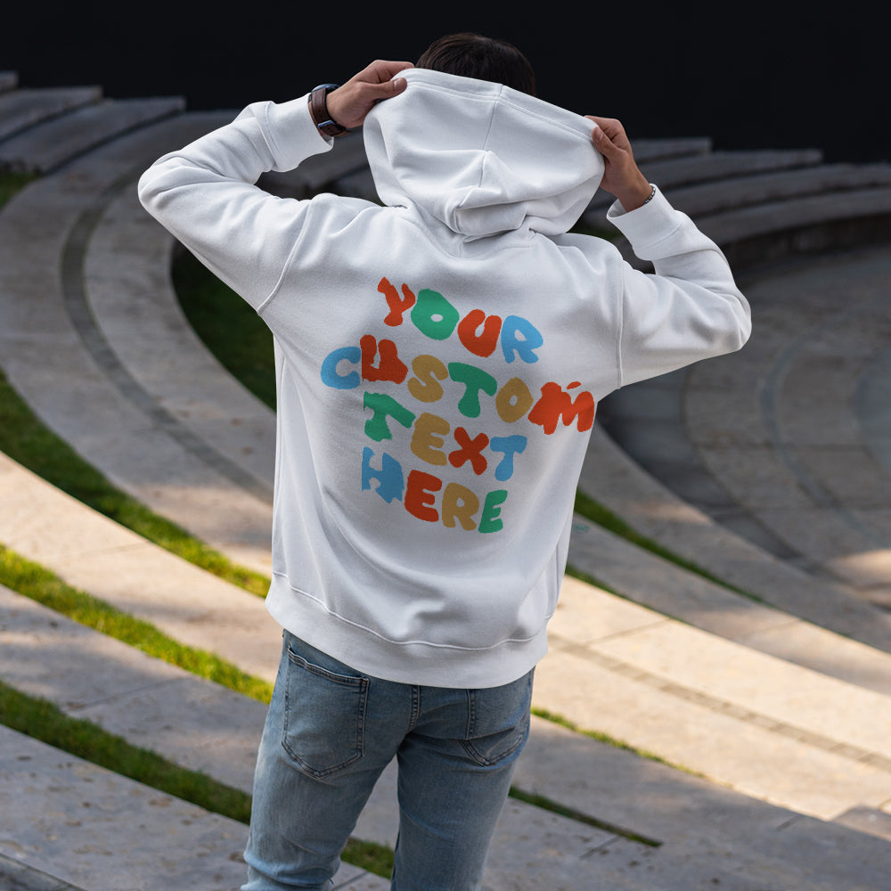 Sudadera Personalizada Con Texto Colorido