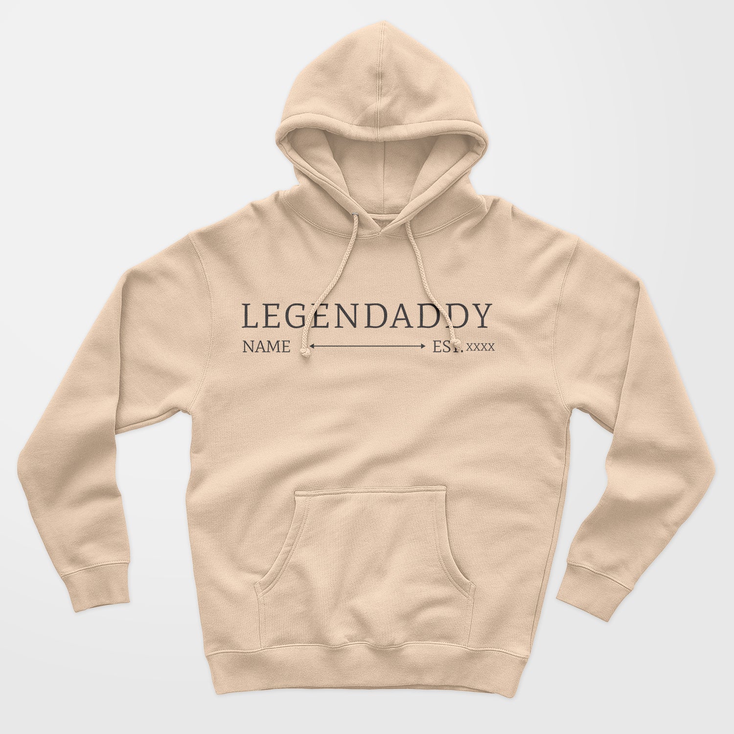 Sudadera Personalizada Para Papá Legendaddy Con Nombre Y Fechas