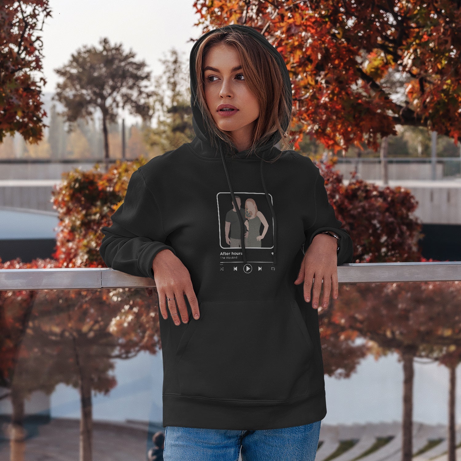 Sudadera Personalizada Con Canción Spotify e Ilustración