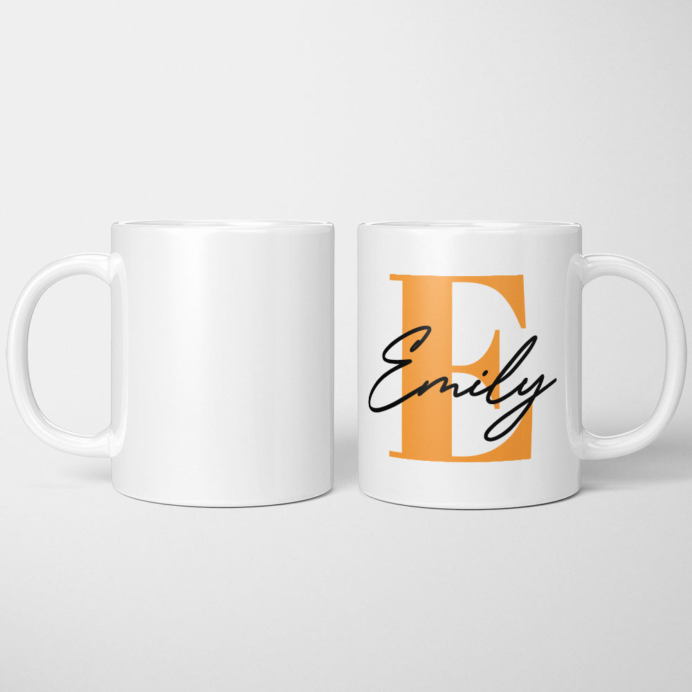 Taza Personalizada Inicial y Nombre