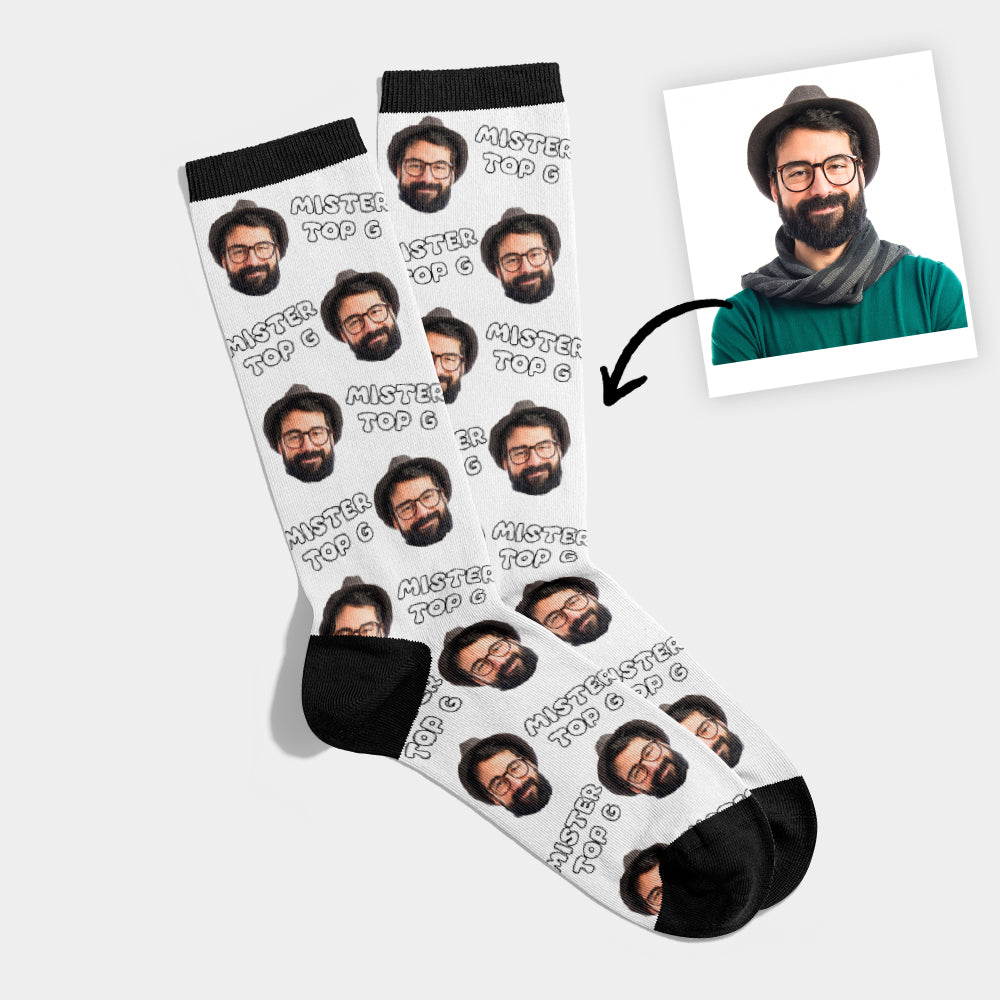 Calcetines Personalizados con Foto y Texto