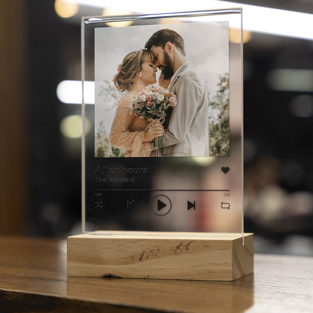 Placa personalizada SPOTIFY Envío gratis Regalo para parejas con música  original -  Polska