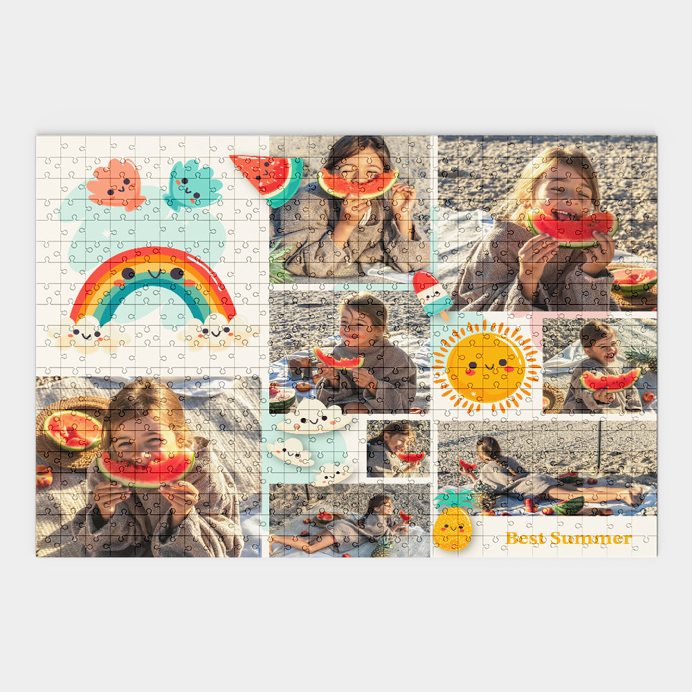 Puzzle Personalizado Collage Fotos Infantil