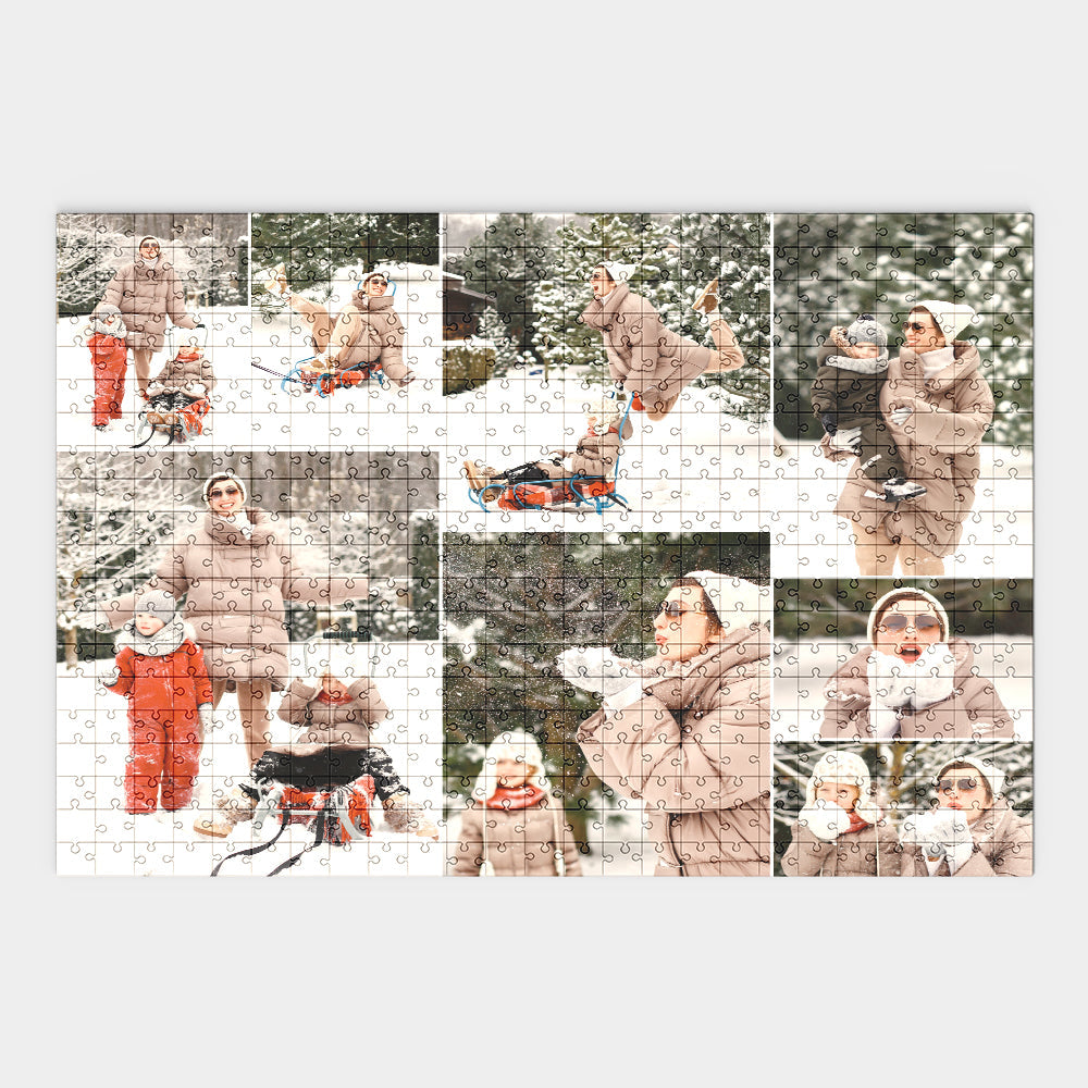 Puzzle Personalizado Collage Fotos Grid