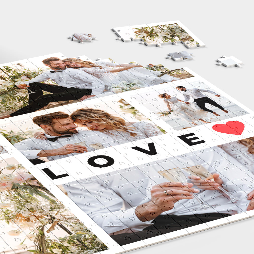 Puzzle Personalizado Collage Fotos Amor