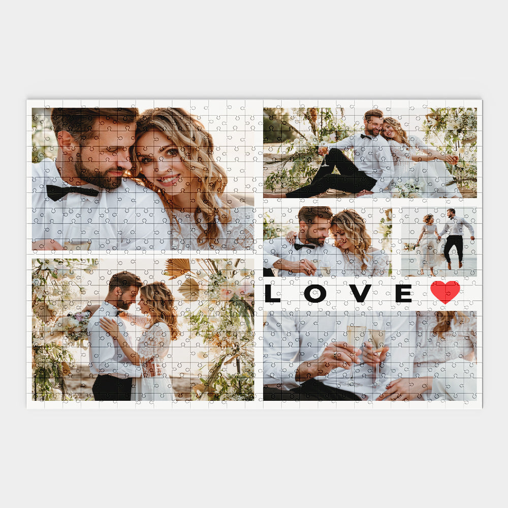 Puzzle Personalizado Collage Fotos Amor