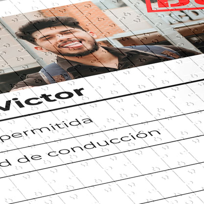 Puzzle Personalizado Radar Velocidad