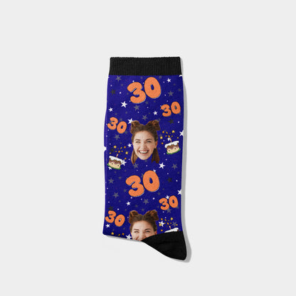 Calcetines Personalizados Cumpleaños con Número
