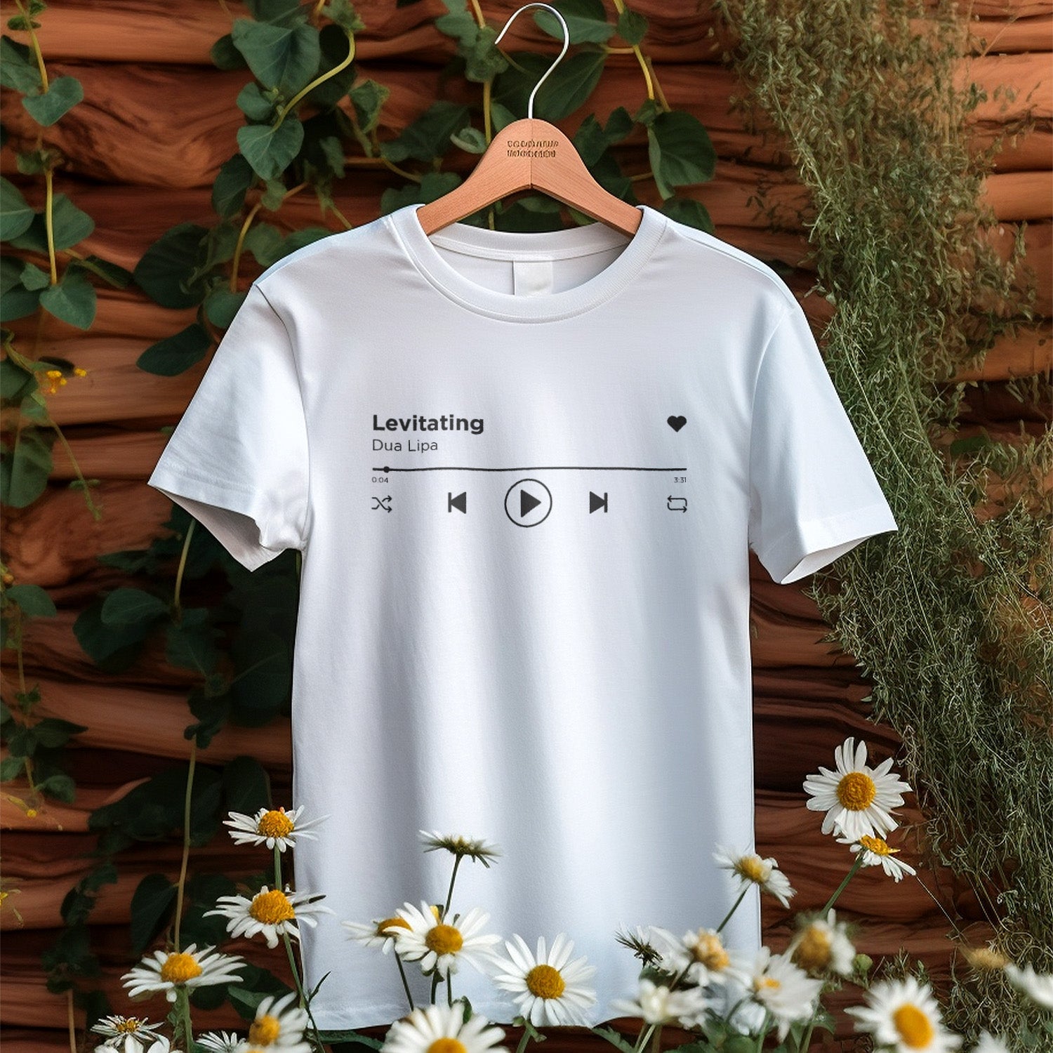 Camiseta Personalizada Con Canción Spotify