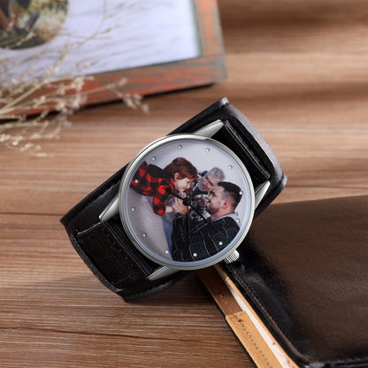 Reloj Personalizado Con Foto Y Correa De Naylon