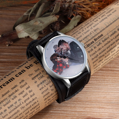 Reloj Personalizado Con Foto Y Correa De Naylon